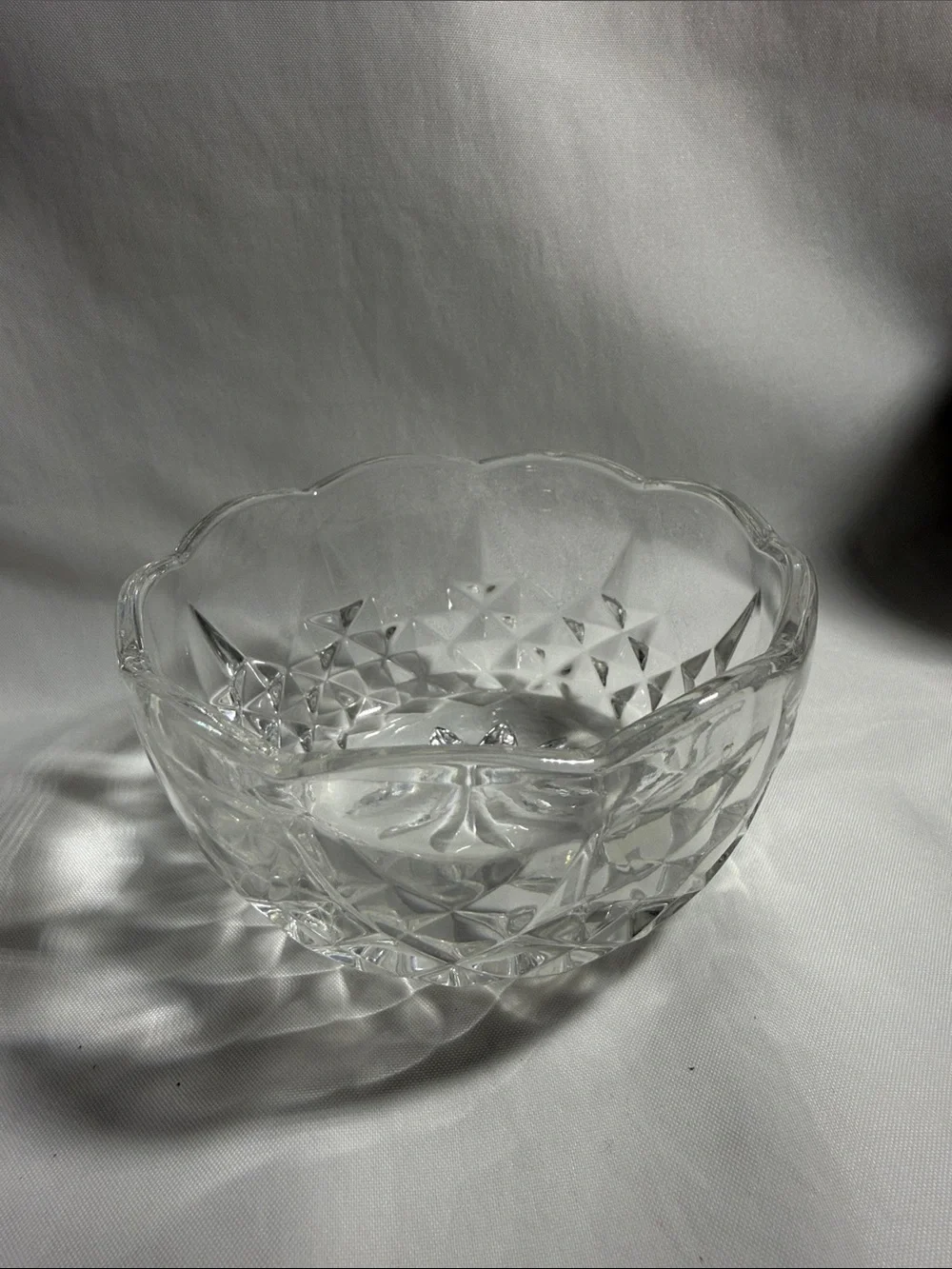 Vintage Blarney 24% Lead Crystal Creamer & Sugar Bowl Set with Original Box.